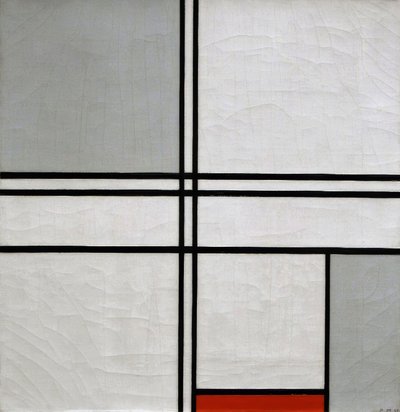 Compositie nr.1 door Piet Mondrian